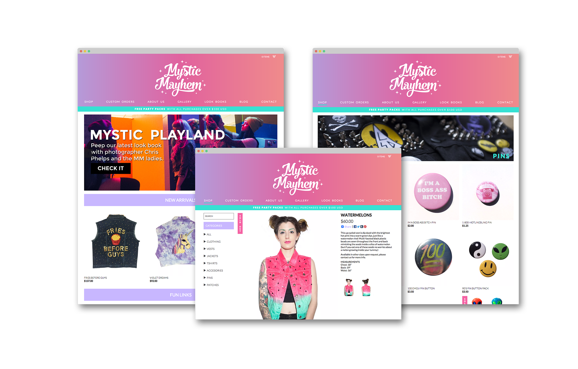 mystic-mayhem-website-screens