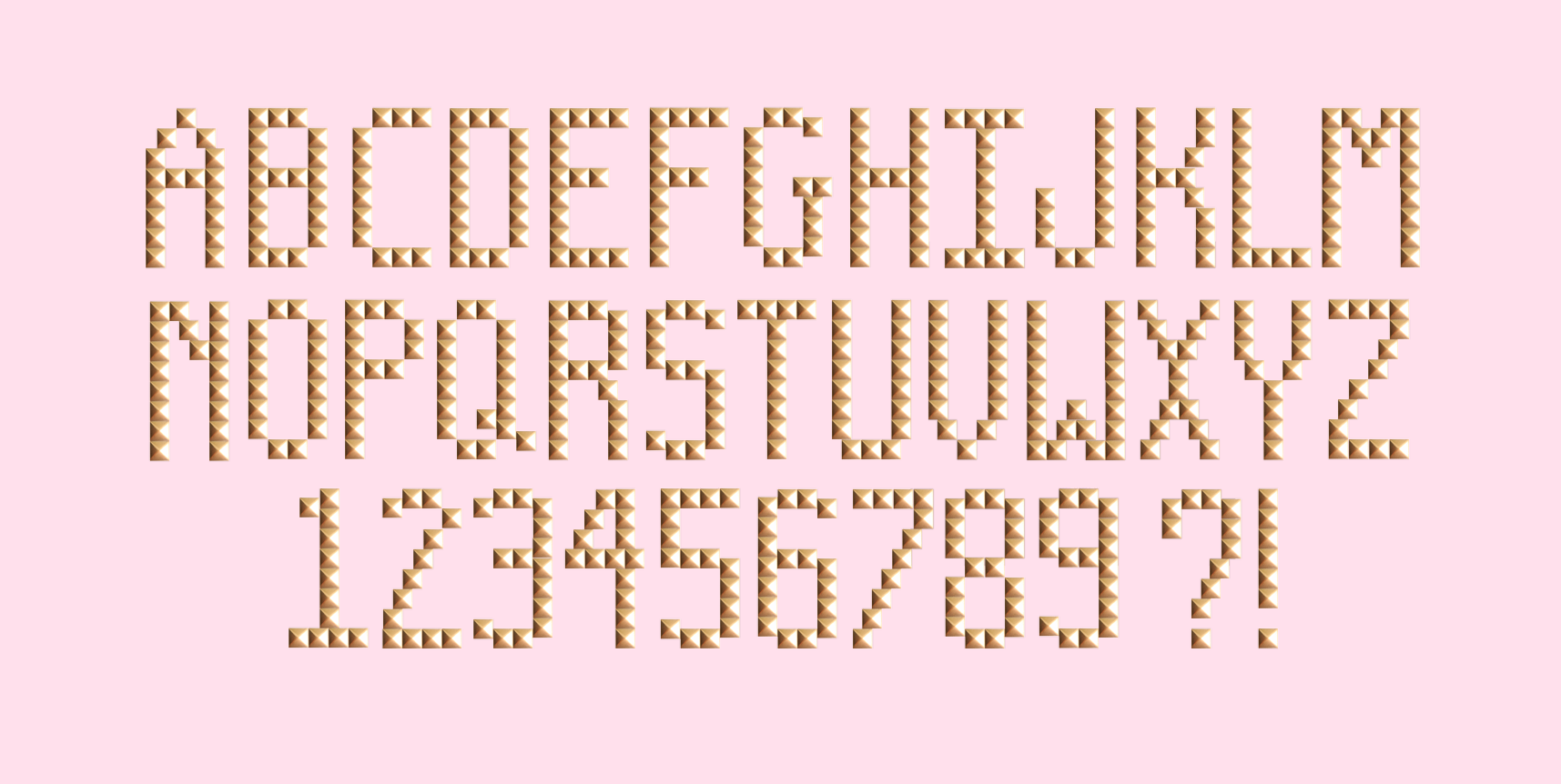 studfont-alphabet